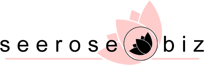 das Logo von seerose.biz im Kopf der Seite